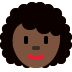 👩🏿‍🦱 woman: dark skin tone, curly hair display on Twitter